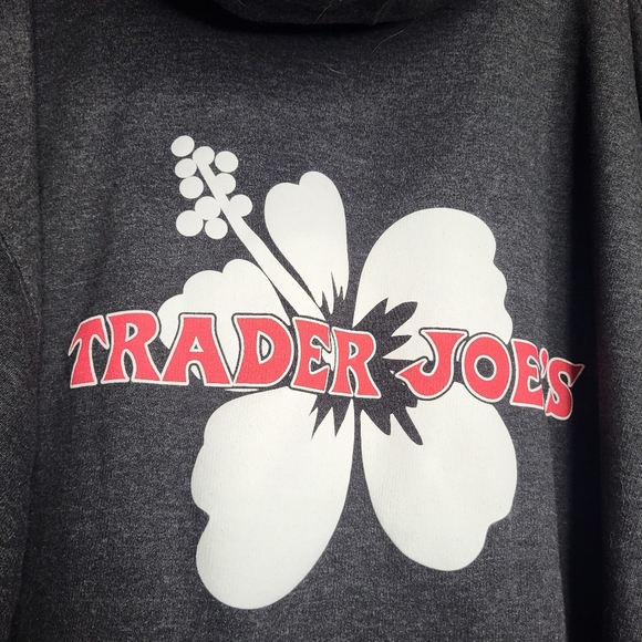 Trader Joes Gray Zip-Up Hoodie. - Picture 8 of 12